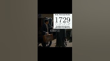 The Hardy-Ramanujan Number✨❤ (1729)❤#Mathematics#math #ramanujan  #TheManWhoKnewInfinity ♾️❤👨‍🏫