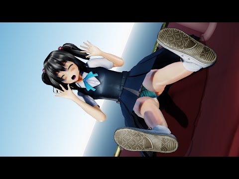 【ＭＭＤ】トランポリンに挑戦　小野塚小町【Ray-MMD1.52　ぱんつ注意】