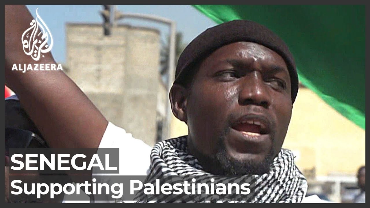 نظم المئات في السنغال احتجاجات تضامناً مع الفلسطينيين