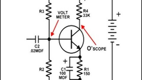 Biasing an Audio Transistor