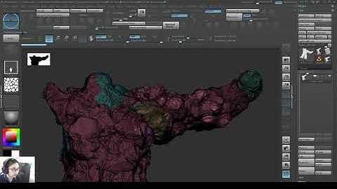 17-1 Using Retopology & Decimation Master Zbrush 2020  to reduce poly count before import to Maya