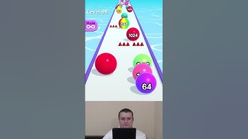 Ball Run 2048❗Level 98❗#games #shorts