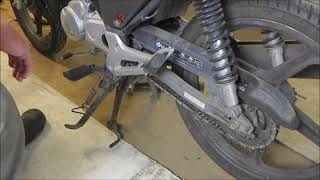 Honda CB125E - Replace Drive Chain and Sprockets Part One