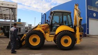 Обзор экскаватора погрузчика New Holland B115B