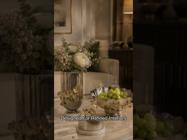 A curated collection of modern decorative objects designed to elevate luxury interiors