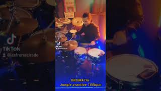 Drumatik Jungle Practice 155bpm #lfc #drums #junglemusic