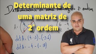 Determinante De Uma Matriz De 2 Ordem - Determinante Matriz 2X2