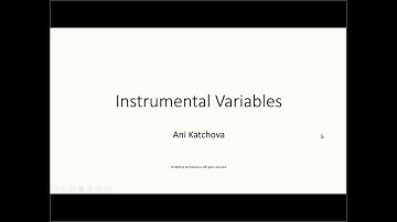 Instrumental Variables