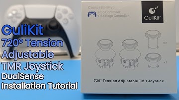 GuliKit NS55 720° Tension Adjustable TMR Joysticks DualSense Installation Tutorial