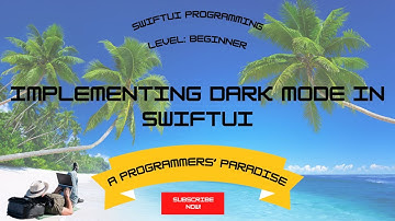 Implementing darkmode with #swiftui
