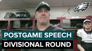 'No Regrets' Divisional Round Postgame Speech | Philadelphia Eagles