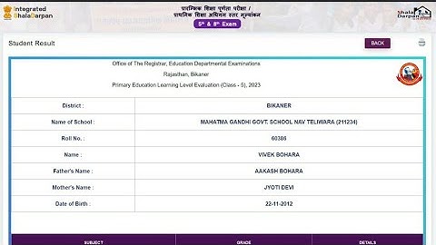 Rajasthan 5th Board Result 2023 Kaise Check Kare || How To Check Rajasthan 5th Class Result 2023