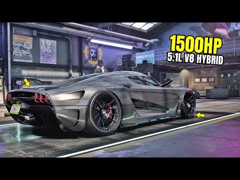 need-for-speed-heat-gameplay---1500hp-koenigsegg-regera-customization-|-max-build-400+