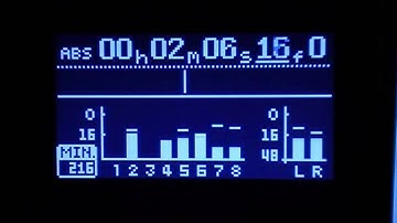 Demo of the HGR788 VGA Monitor Interface for the TASCAM 788