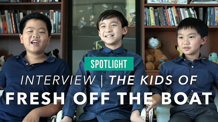 Fresh Off The Boat Kids are brothers on and off ca...