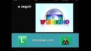 Vinheta Clificação Indicativa Livre Tv Globinho 2009 - 2011