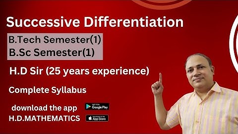 successive differentiation//differential calculus BSc first semester//AKTU B.Tech first semester L1