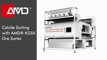 #Calcite Sorting with AMD® KGS5 #OreSorting Machine