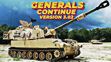 USA Artillery 1 vs 5 GLA Commander In Chief (GENERALS CONTINUE 3.02 MOD) C&C Generals Zero Hour