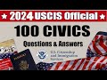 2022 USCIS Official 100 Civics Questions (2008 VERSION) for the U.S Citizenship Interview Test!!!