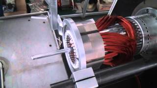 SMT-KW300  Electric Induction Motor Horizontal Stator Coil winding inserting machine