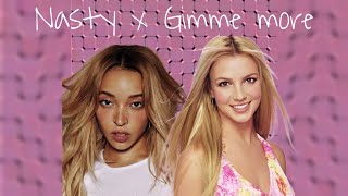 Download lagu Nasty Girl x Gimme more | @tinashenow ft. @britneyspears | Remix | Mashup Song | #tiktok