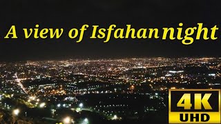 [4k] #IRAN - ISFAHAN SUMMER MOUNT WALK. A view of Isfahan night. IRAN PARK Walk. IRAN Walking Tour.