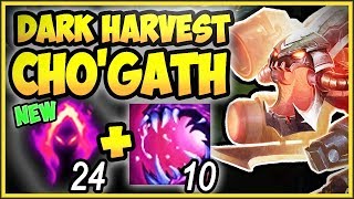 RIOT MESSED UP BIG TIME! CHO ULT + DARK HARVEST IS 100% BROKEN! CHO'GATH SEASON 9! League of Legends
