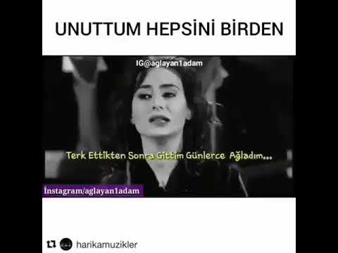 Whatsapp hüzünlü ağlatan durum video _ Yıldız Tilbe anlamlı sözler _ Unuttum hepsini birden ...