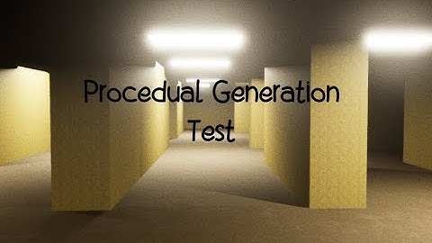 Procedural Generation Test