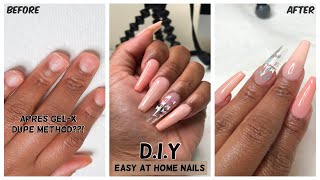 DIY At Home Easy Perfect Gel Nails for Beginners! Après DUPE Method
