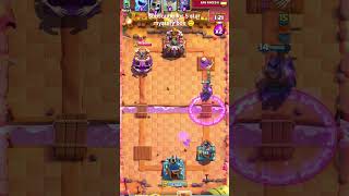 there can be no mitakes in this situation, crazy comeback. #comeback #clashroyale #explore #fyp #gg