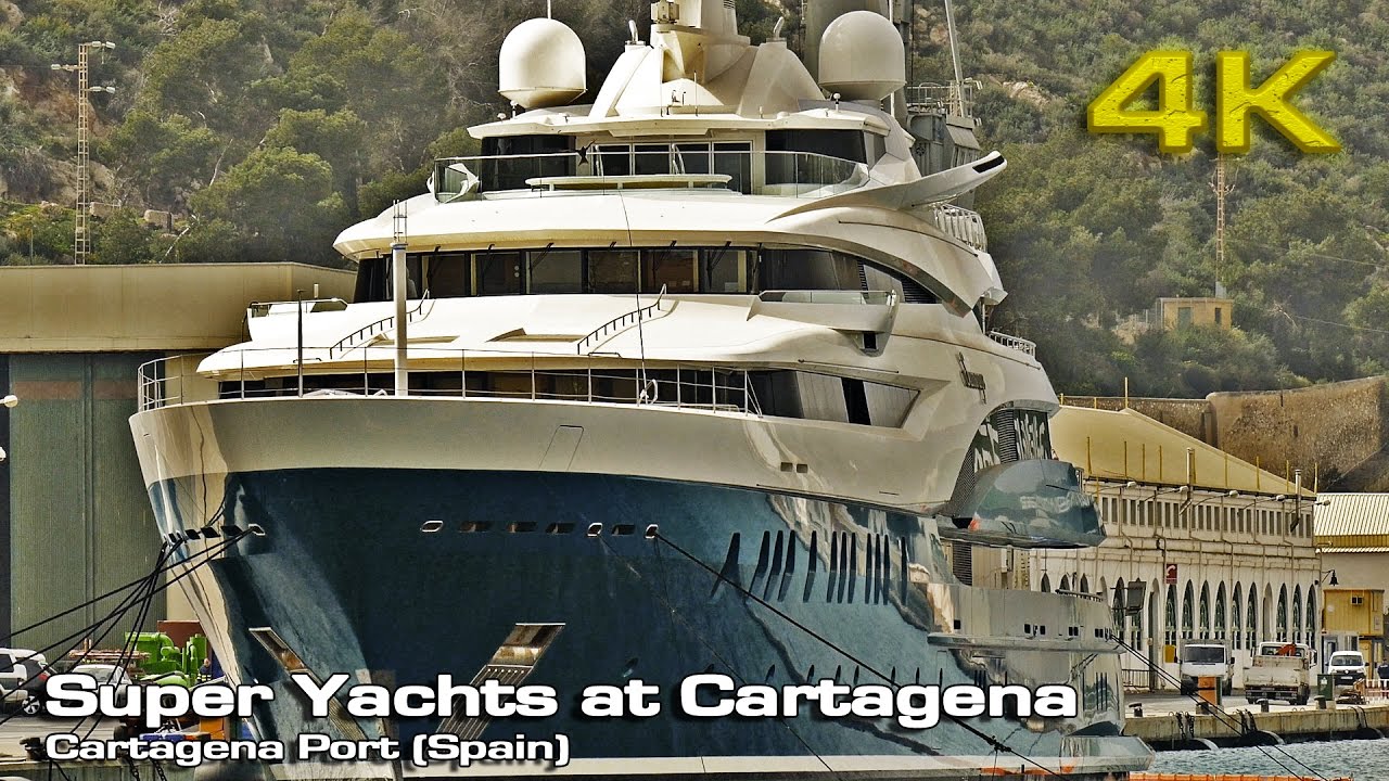 russian superyacht in cartagena