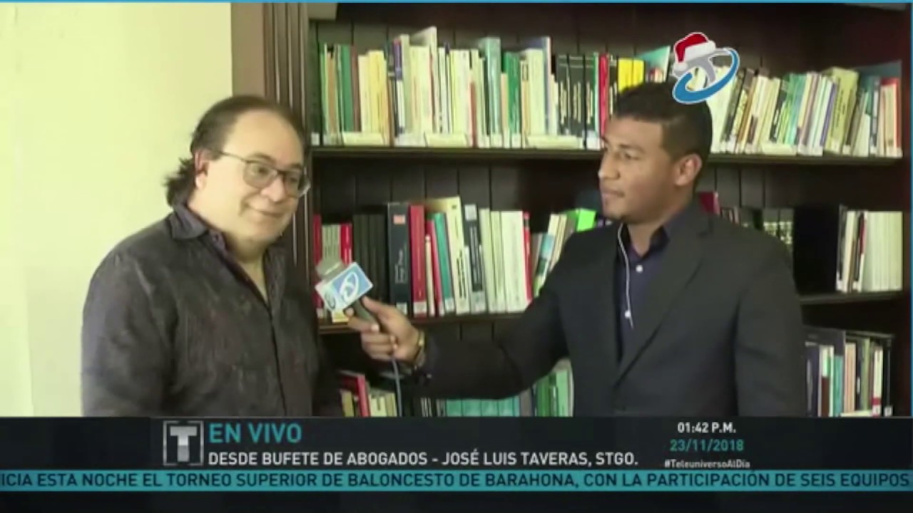 Entrevista al abogado y escritor José Luis Taveras - YouTube