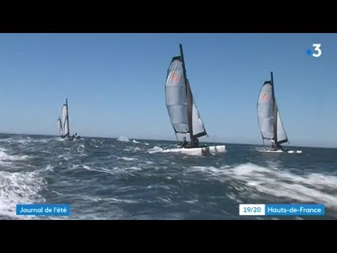 Hardelot : bateaux et chars à voile sont dans le vent