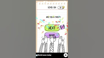 Brain test level 129 We need 10 dolars! walkthrough