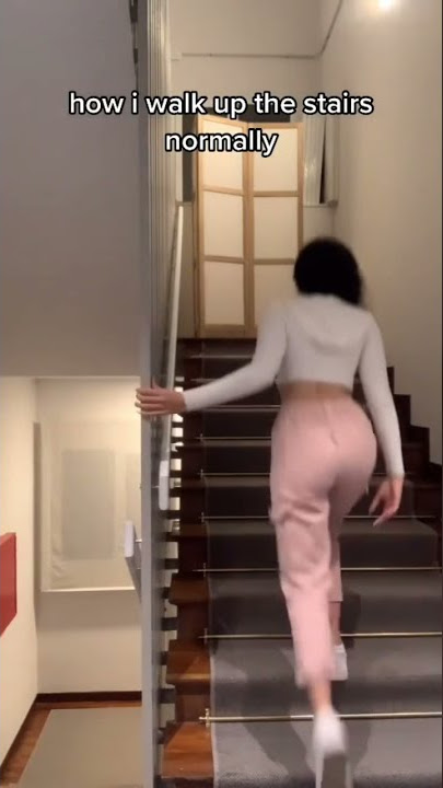 How I Walk Up The Stairs When My Boyfriend’s Behind Me... | Andrea & Lewis #Shorts