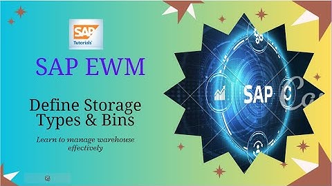 SAP EWM Storage Types & Bins Explained | Step-by-Step Configuration & Real Example