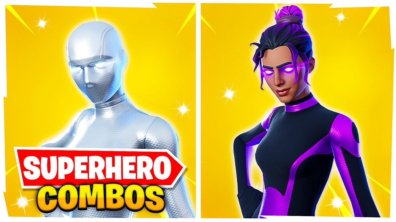 5 NEW TRYHARD SUPERHERO SKIN COMBOS IN FORTNITE! (Pros ONLY Use These ...