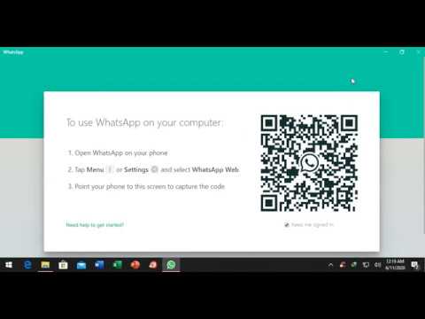 whatsapp web download for laptop windows 10