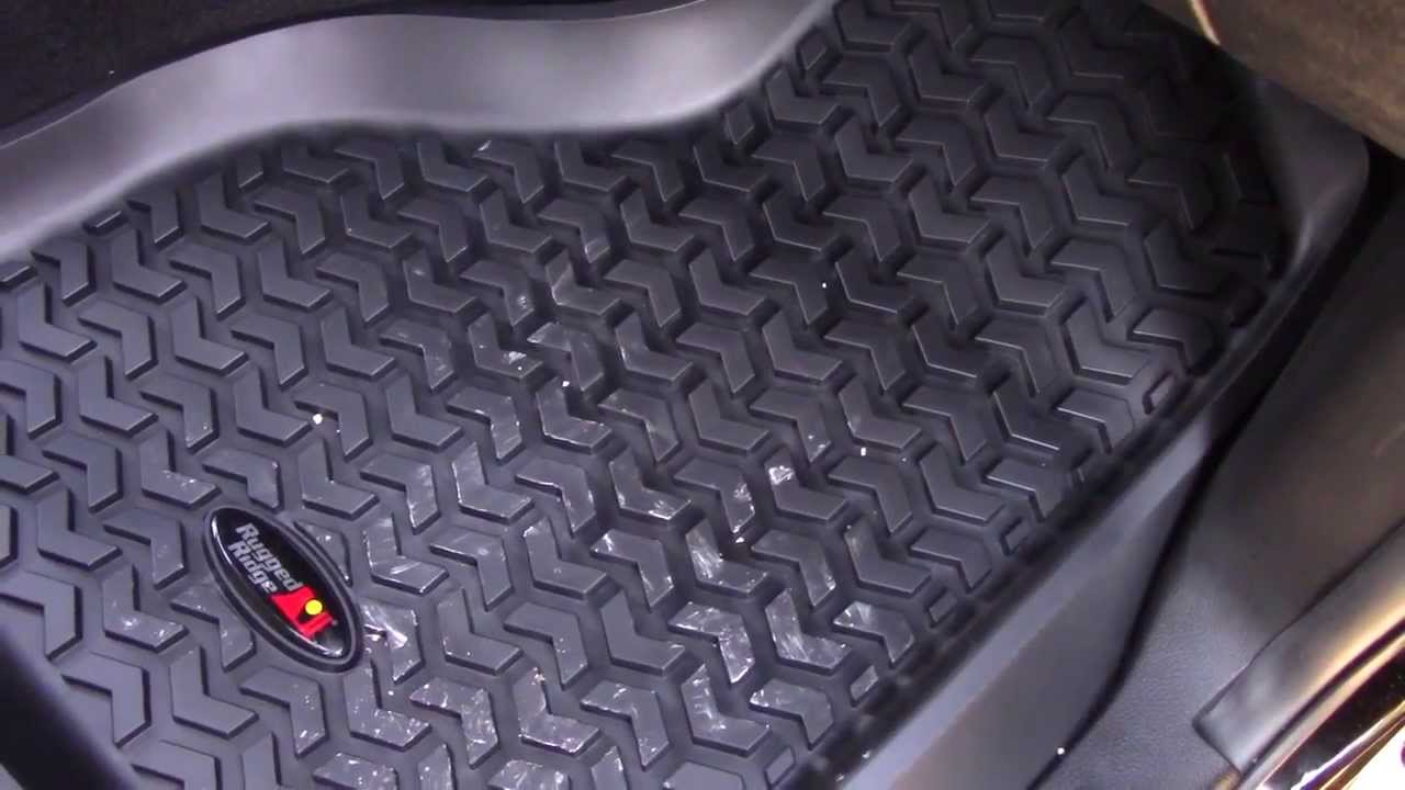 Rugged Ridge Floor Liner 2013 Ram Youtube