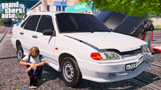 ОПЕРСКАЯ ЕЗДА В GTA 5 - ПОПАЛ В ДТП НА ОПЕРСКОЙ ПЯТНАШКЕ! УГНАЛ ВАЗ 2115 У ДРУГА! 🌊ВОТЕР