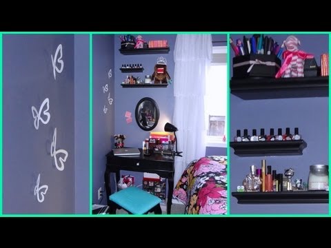 Office & Vanity Tour! (Inspiration for Small Work Spaces) - YouTube - Office & Vanity Tour! (Inspiration for Small Work Spaces)