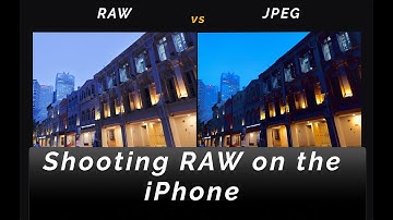 In-depth comparison of RAW vs jPEG on the iPhone. Does it make a Difference?