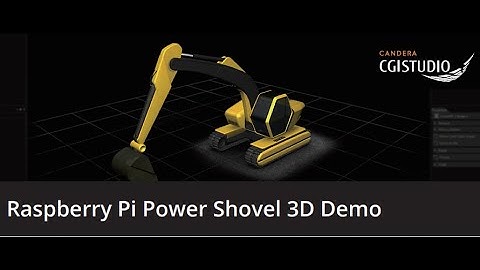 Candera Raspberry Pi Power Shovel 3D Demo