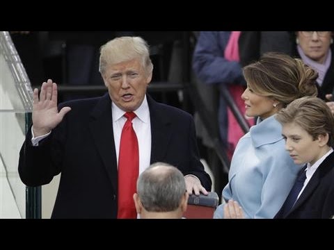 Video: Famous In The Swearing In Of Donald Trump