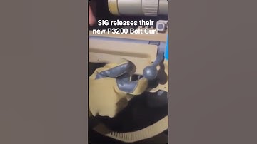 Sig releases their new P3200 Bolt action rifle!!! #Sig #P320 #shorts #satire