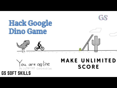 Hack Google Chrome Dino Game For Unlimited Score..