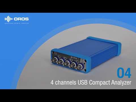 O4 - 4 channels USB compact noise and vibration analyzer - video from OROS