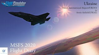 MSFS 2020 Flight Diary - 1日1飛 - Ukraine - UKOO to UKAZ - Microsoft Flight Simulator 2020
